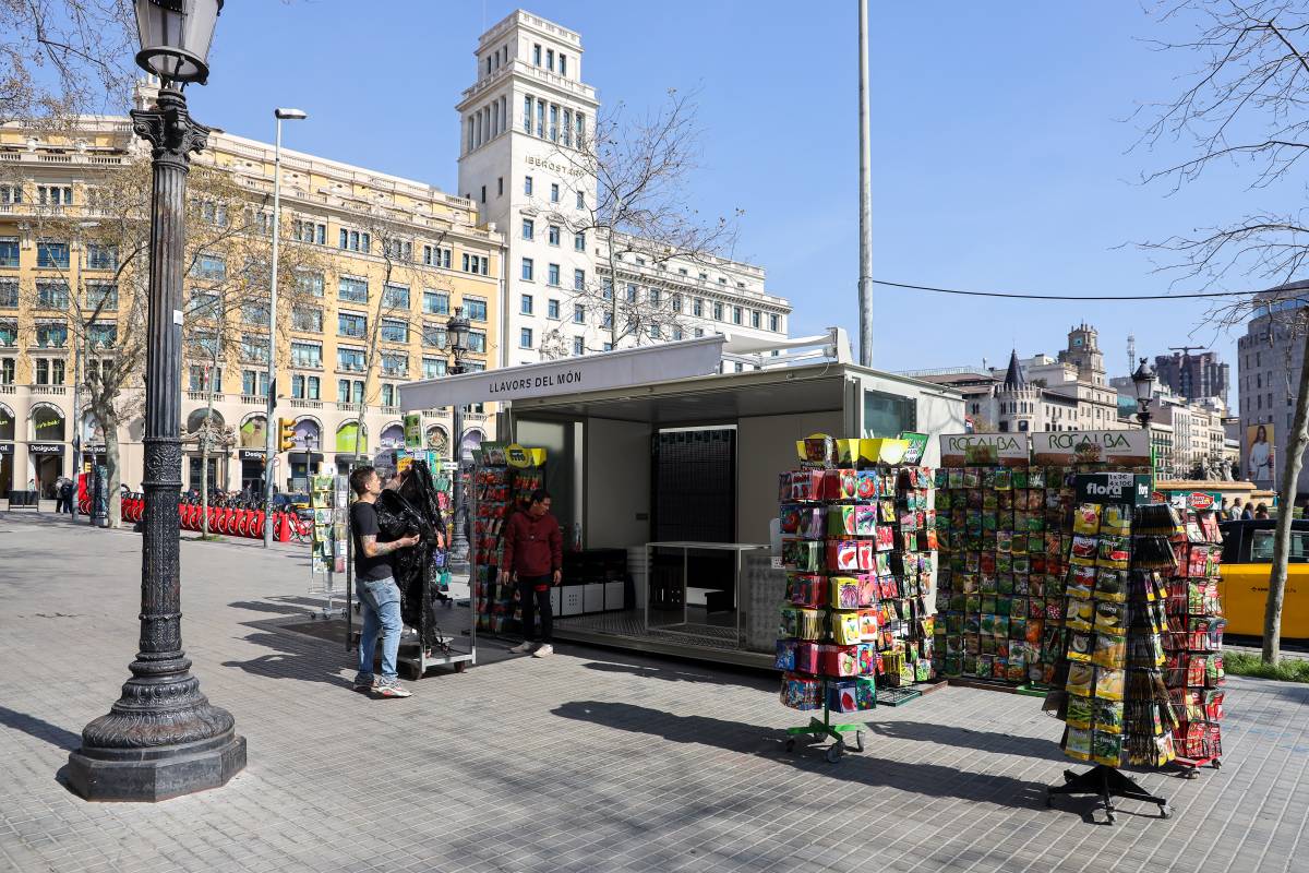 Parades de floristes de la Rambla