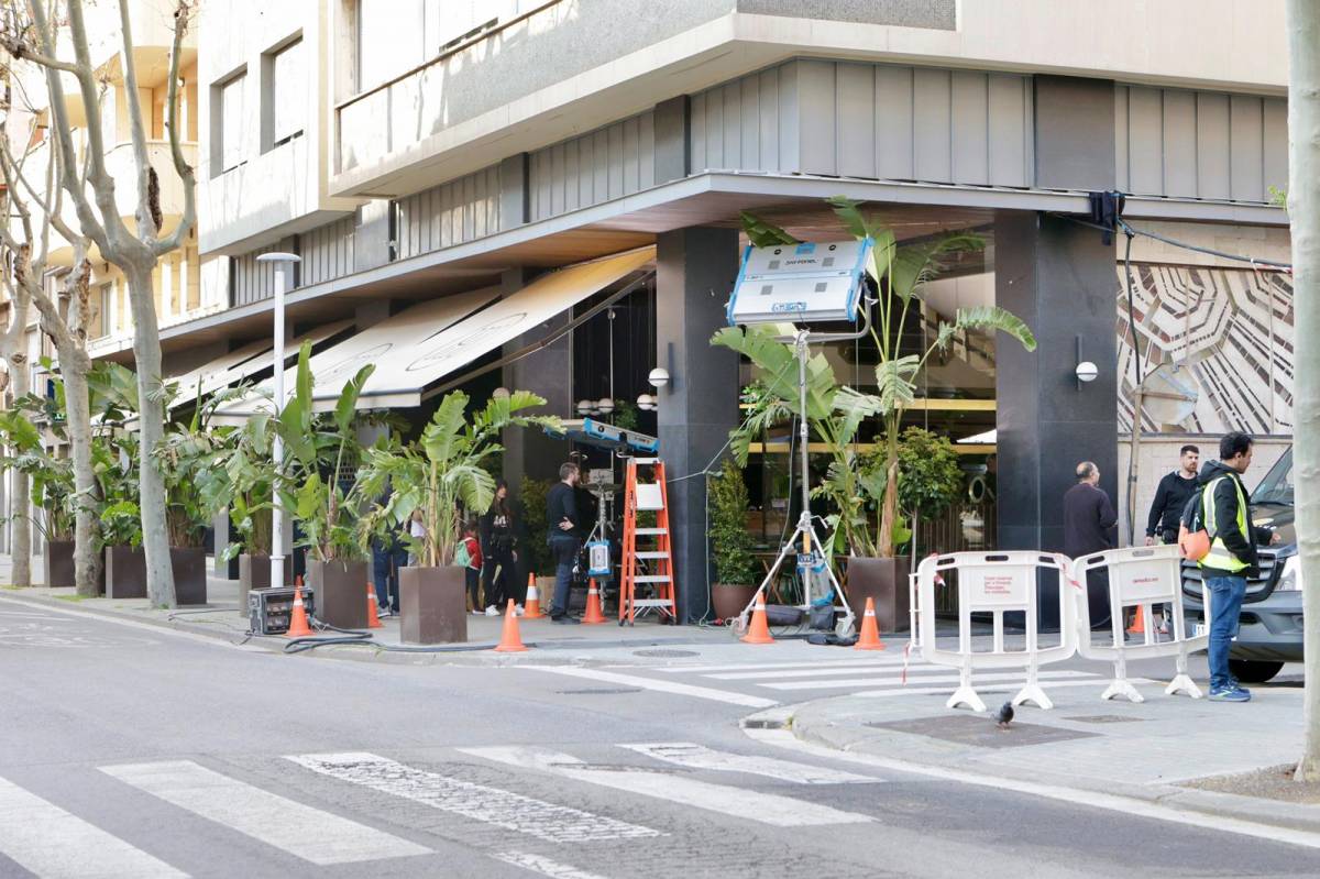 FOTOS | Una reconeguda empresa internacional fa servir l'Hotel Urpí com a plató per a un anunci
