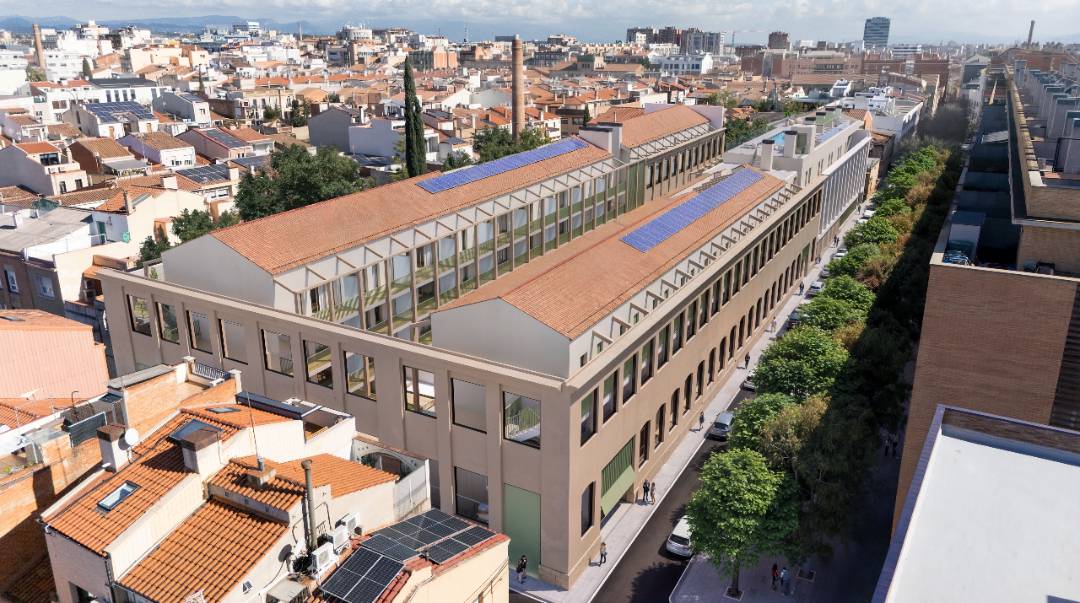 Projecten 94 habitatges amb piscina a l'antiga fàbrica Bosser