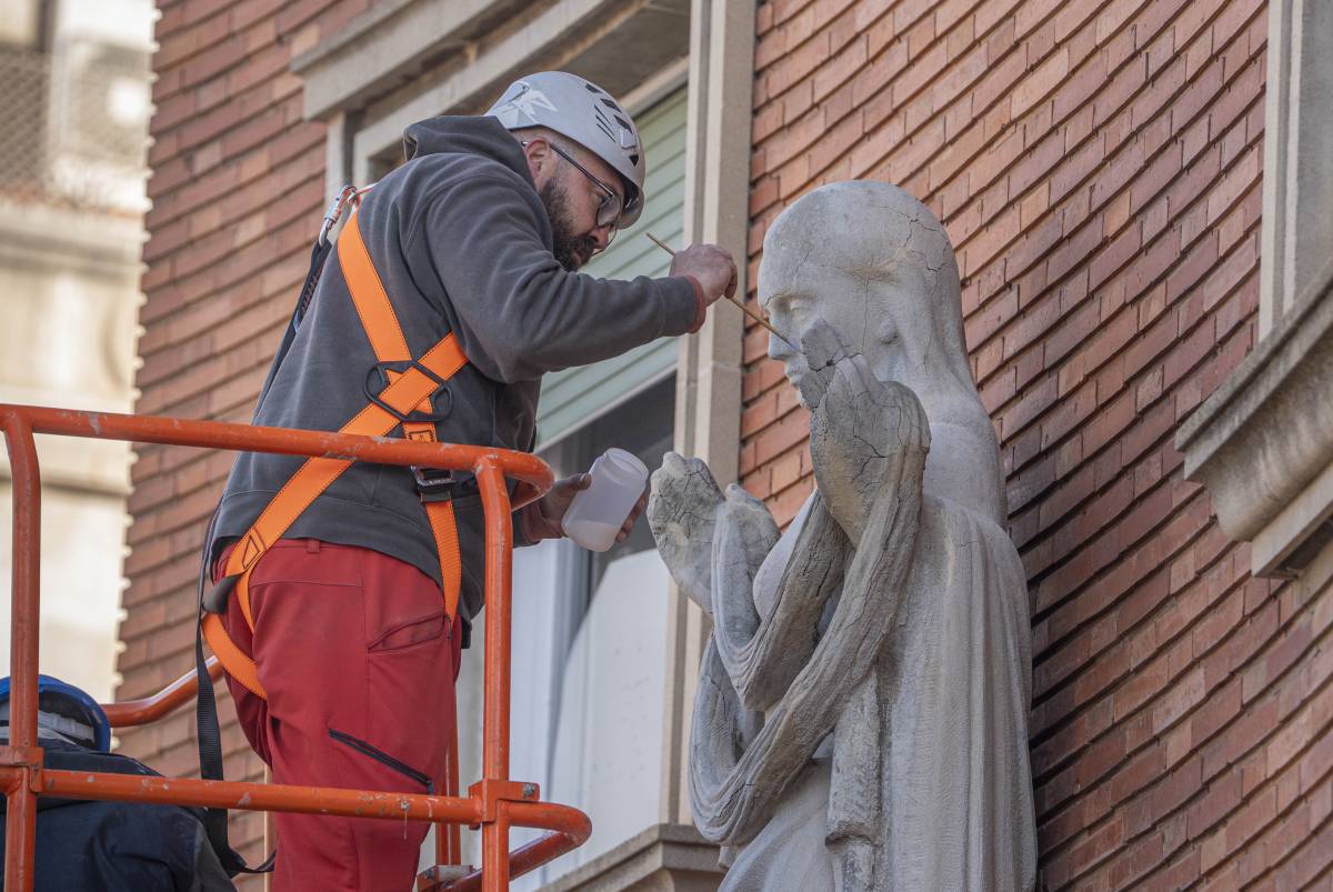 Restauració d’un símbol tèxtil a la Casa Font Batallé