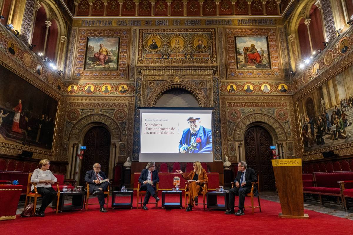Claudi Alsina, l'art de seduir a través de les matemàtiques