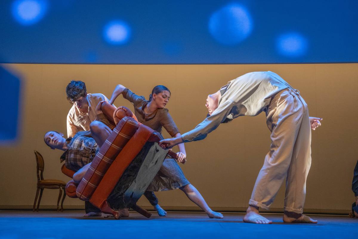 El grup rubinenc Vuit Temps, en un moment de l'actuació - 