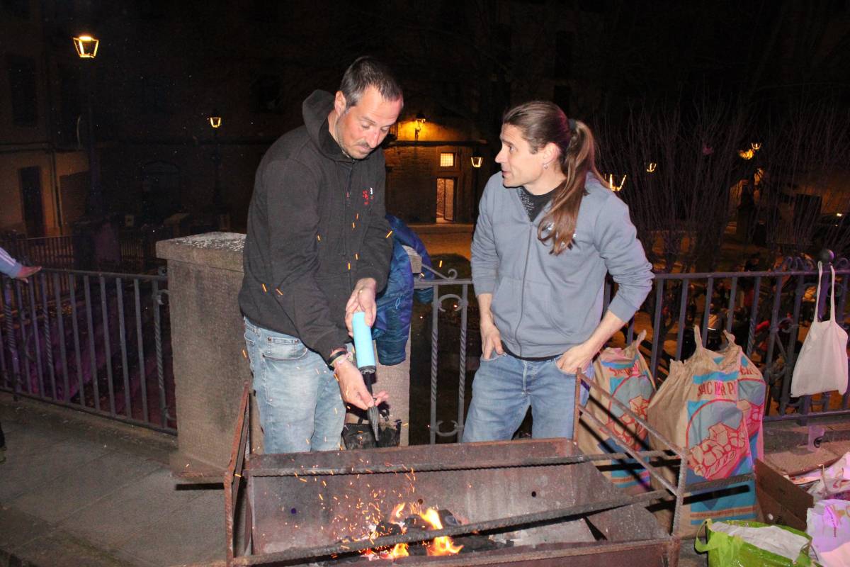 Preparant el sopar a la Fura - Ramon Estany 