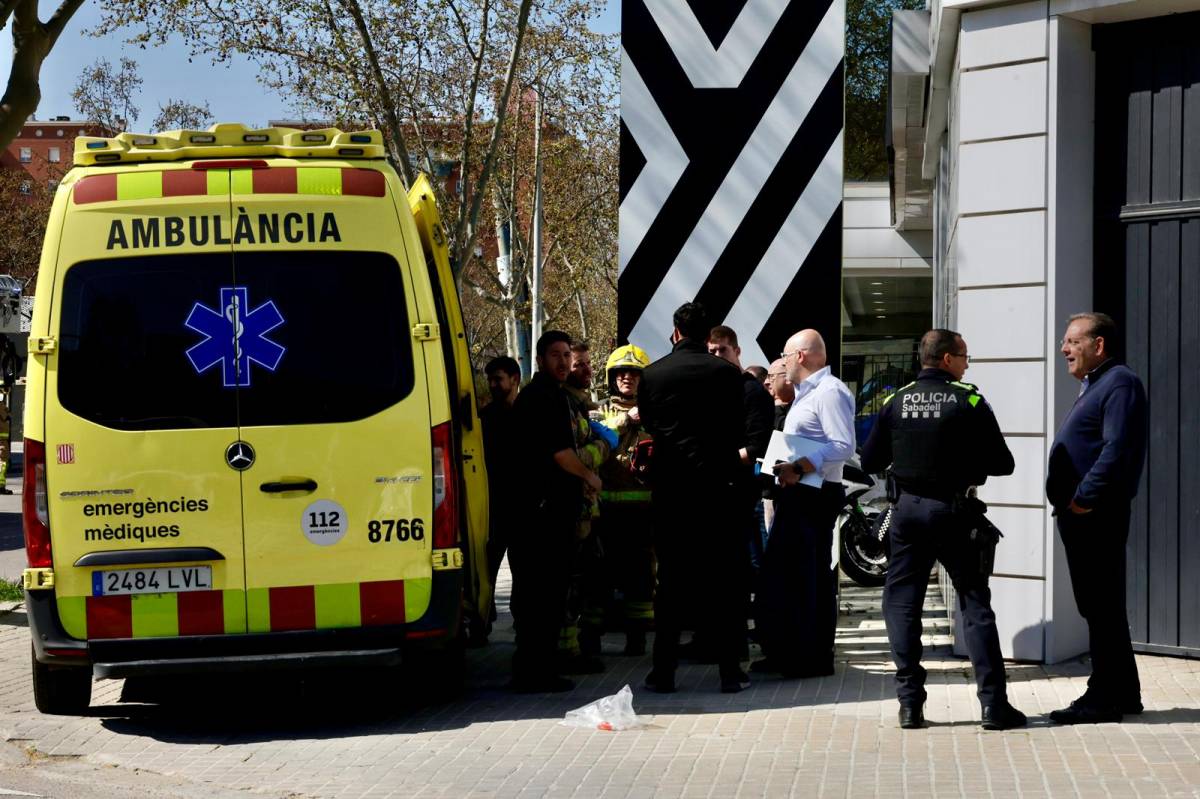 Incendi en un taller de Sabadell