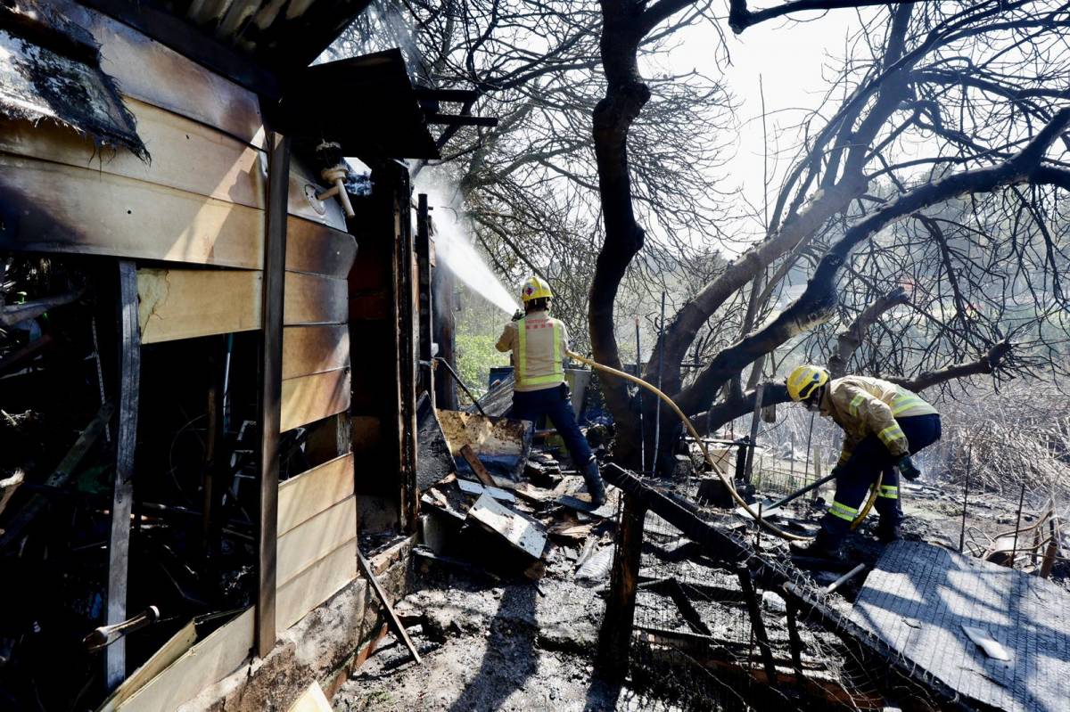 Incendi forestal a Castellar del Vallès