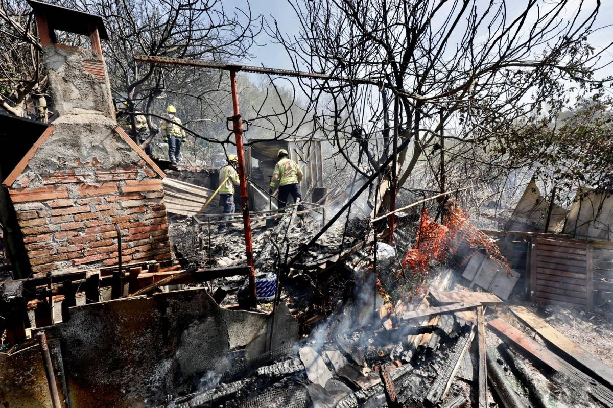 Incendi forestal a Castellar del Vallès