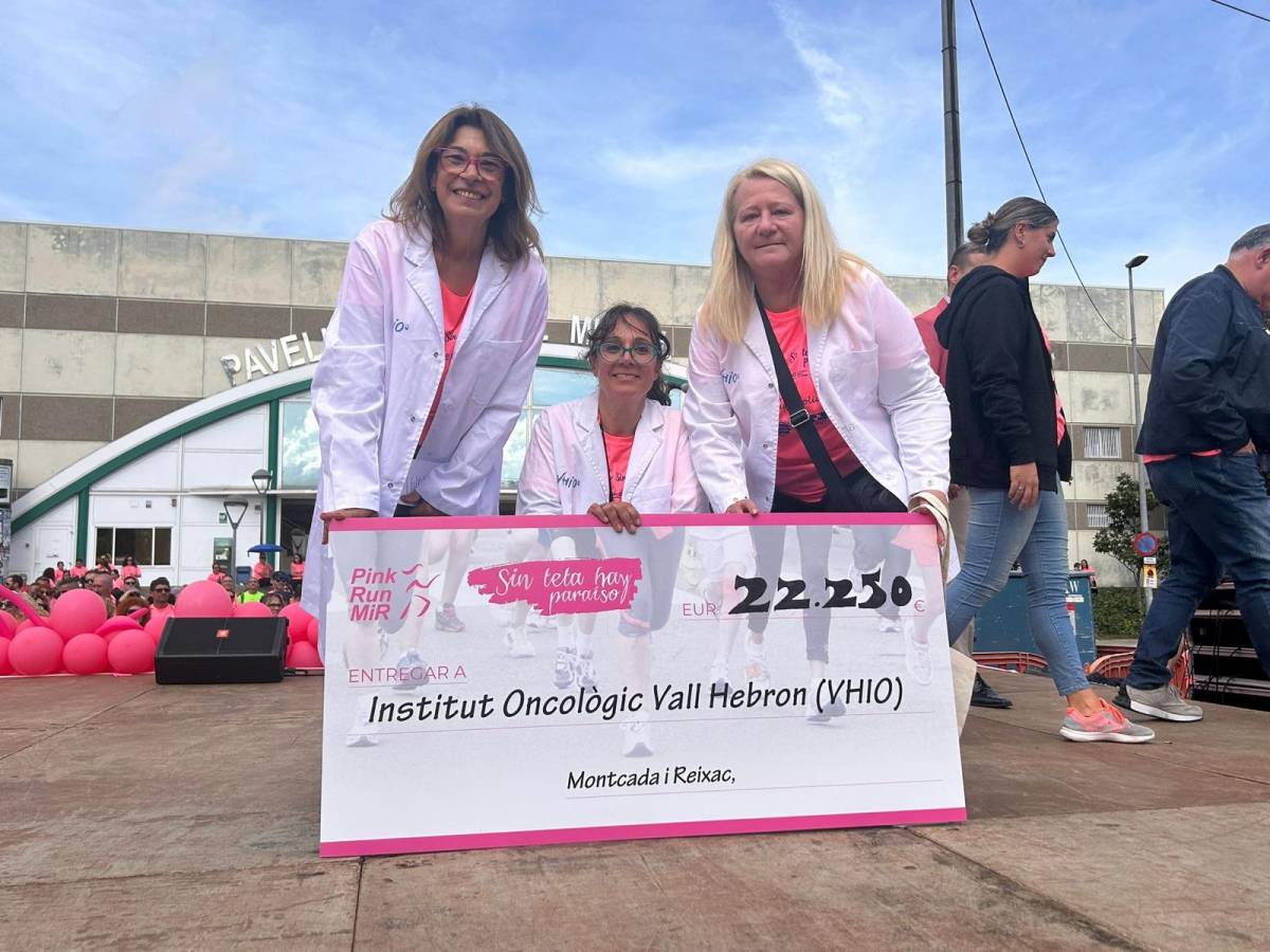 Vall d`Hebron ja va reconèixer la tasca per la Pink Run MIR