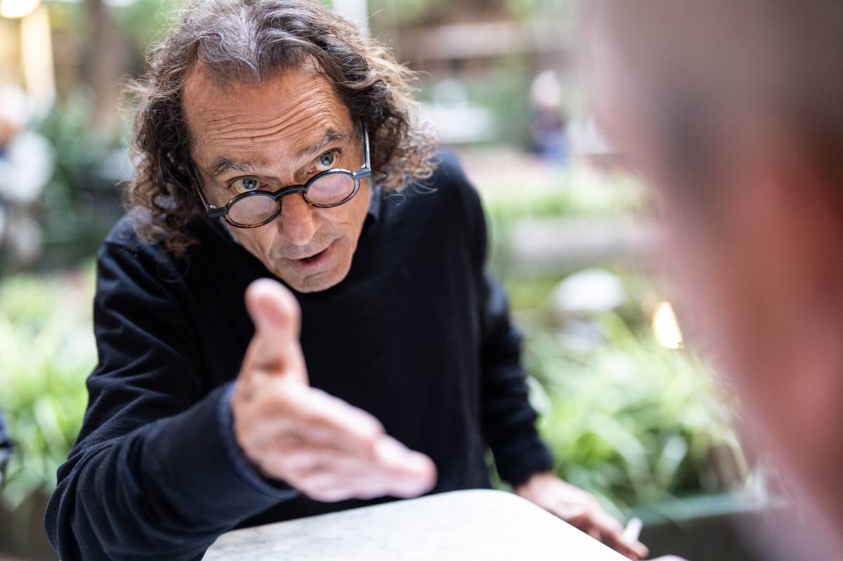 Joan Roura, durant l'entrevista amb Nació. - Ricard Novella