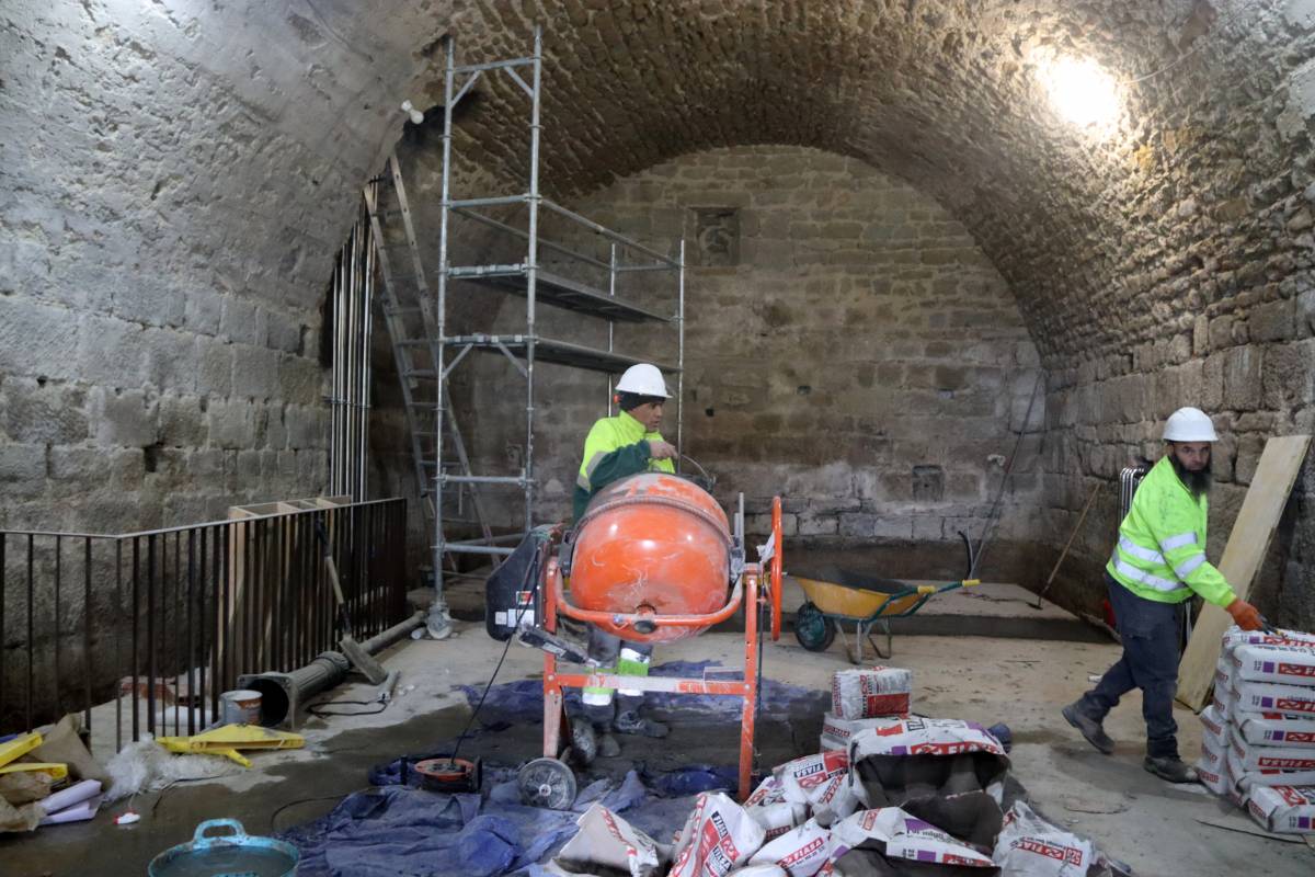 L`espai que es convertirà en una sala polivalent per acollir diferents tipus d`actes - Mar Martí L`espai que es convertirà en una sala polivalent per acollir diferents tipus d`actes