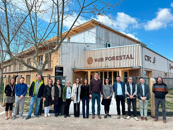 L`ACM ha visitat el Hub Forestal - ACM L`ACM ha visitat el Hub Forestal