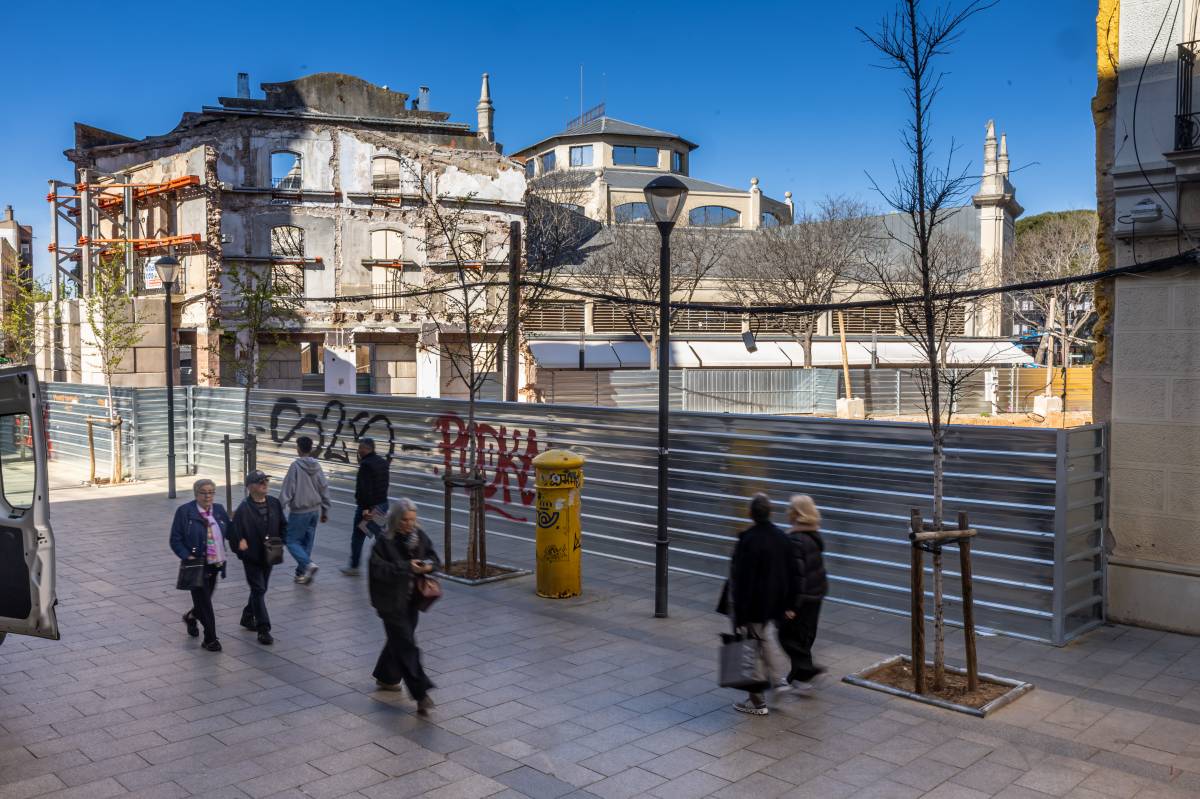 Tram del carrer de l`Escola Industrial on es construirà l`edifici - Juanma Peláez Tram del carrer de l`Escola Industrial on es construirà l`edifici