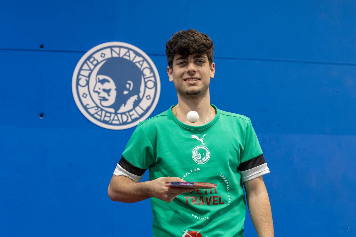 El jove sabadellenc d'origen georgià que triomfa en el tennis taula internacional