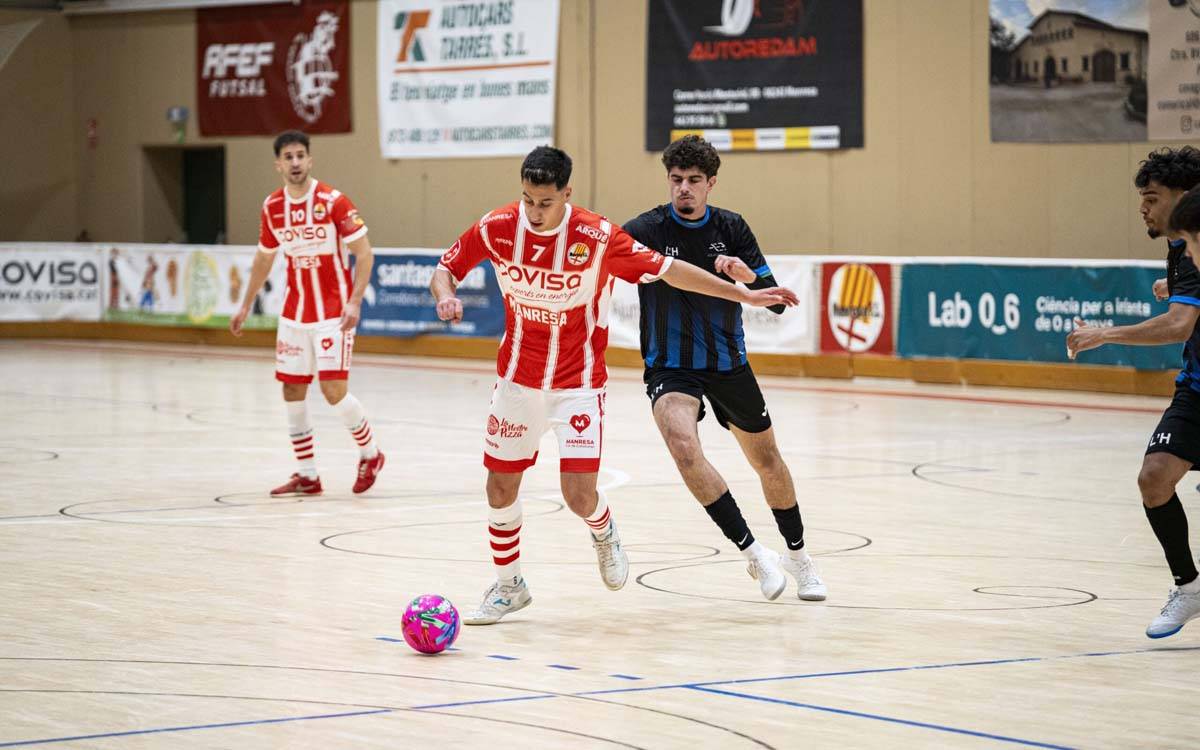 El Covisa Manresa visita l'Hospitalet Bellsport per allunyar-se més del descens