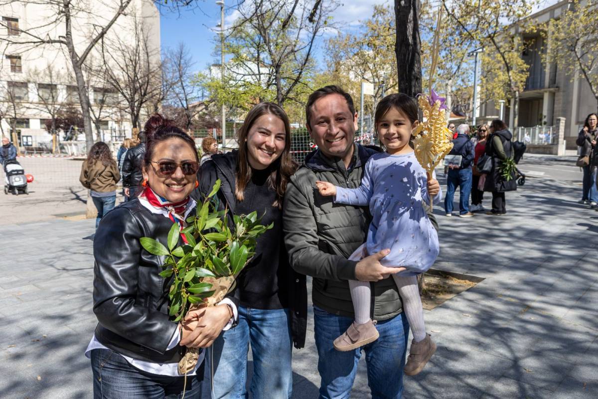 Alba Rivera, Helena Polyakova, Sergio Hurtado i la seva filla Anna - JUANMA PELÁEZ