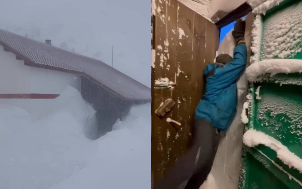 El refugi de l'Alt Pirineu que ha quedat colgat per la neu