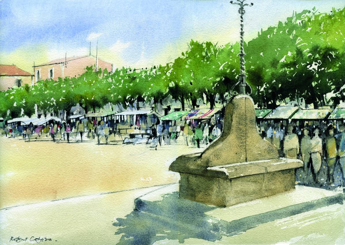 La plaça del Progrés: "És el punt de trobada habitual i un referent per a la comunitat"