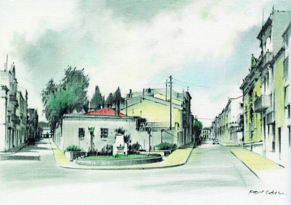 La Plaça Mossèn Jacint Verdaguer: 