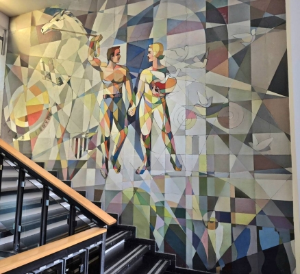 El mural de Jordi Roca al carrer de la República