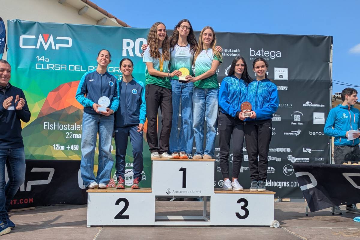 La solsonina va pujar al capdamunt del podi en la classificació per equips - Iris i Xavier Vilardell-Bitworks.cat