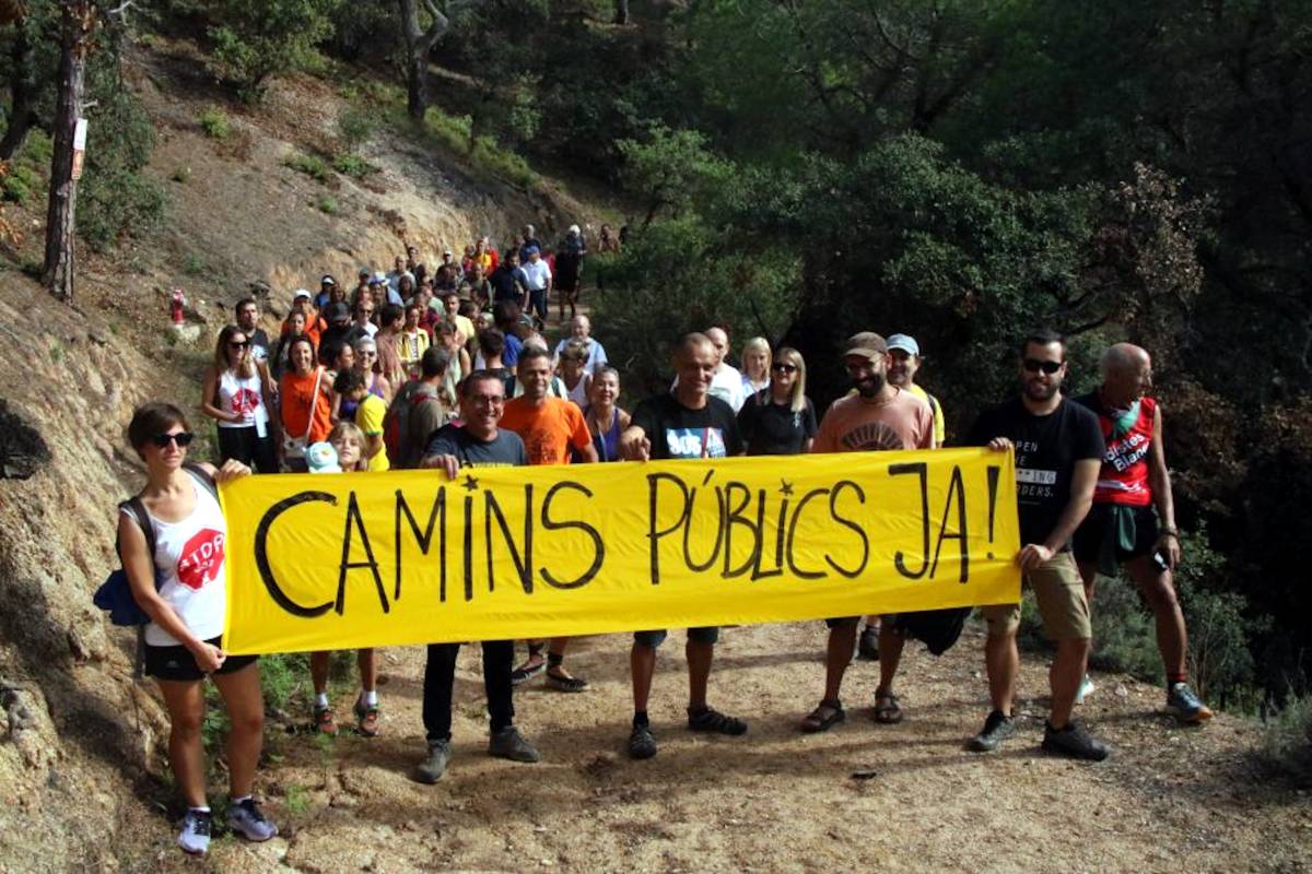 SOS Costa Brava i SOS Lloret reclamen la reobertura «immediata» del camí de ronda de Can Juncadella