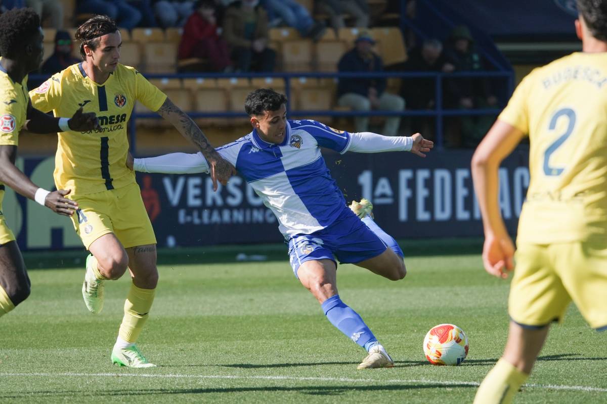 El manresà en el duel de diumenge passat a Vila-real