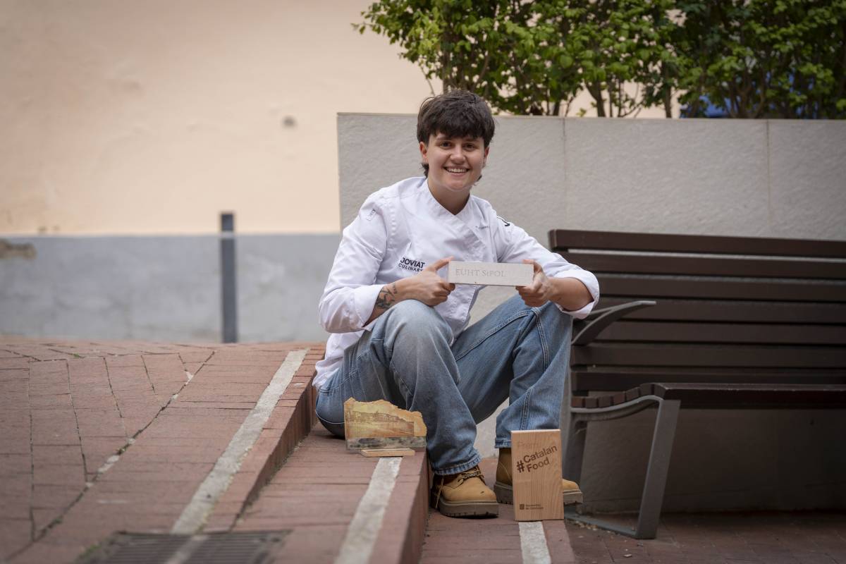 Noelia Fernández, guanyadora del Premi Absolut i el Premi Catalan Food al Concurs de Cuina Jove - Alberto Tallón