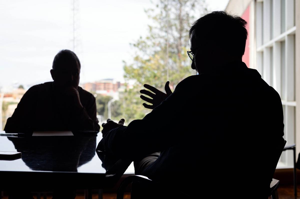 Xavier Grasset, durant l`entrevista amb Nació - Hugo Fernández Alcaraz Xavier Grasset, durant l`entrevista amb Nació