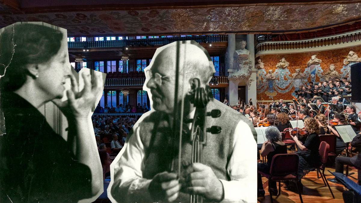 El Palau de la Música reviu el concert de Conxita Badia i Pau Casals frustrat per la Guerra Civil