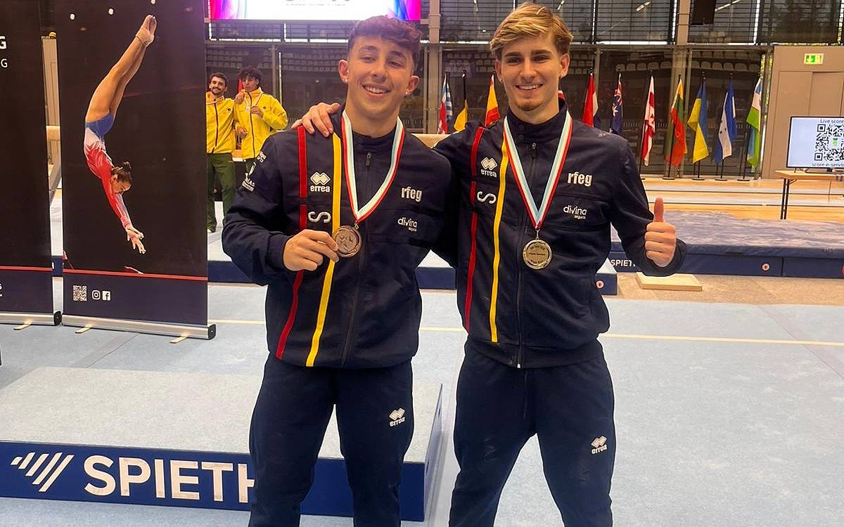 Doble podi de l'Egiba a Luxemburg amb plata de Giráldez i bronze de Flores