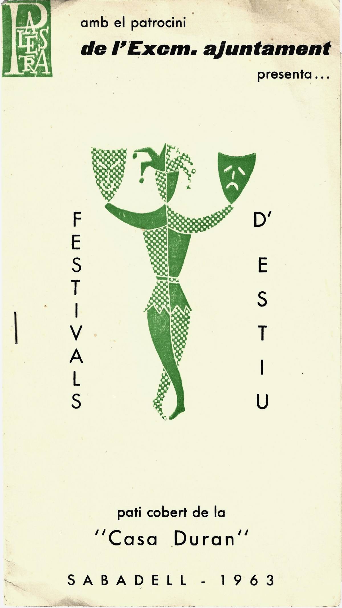 Programa Festival d`Estiu de Palestra - CEDIDA Programa Festival d`Estiu de Palestra