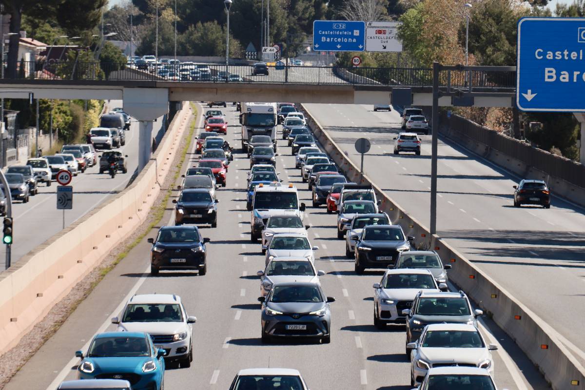 El 70% dels vehicles ja han tornat a Barcelona del pont de Setmana Santa