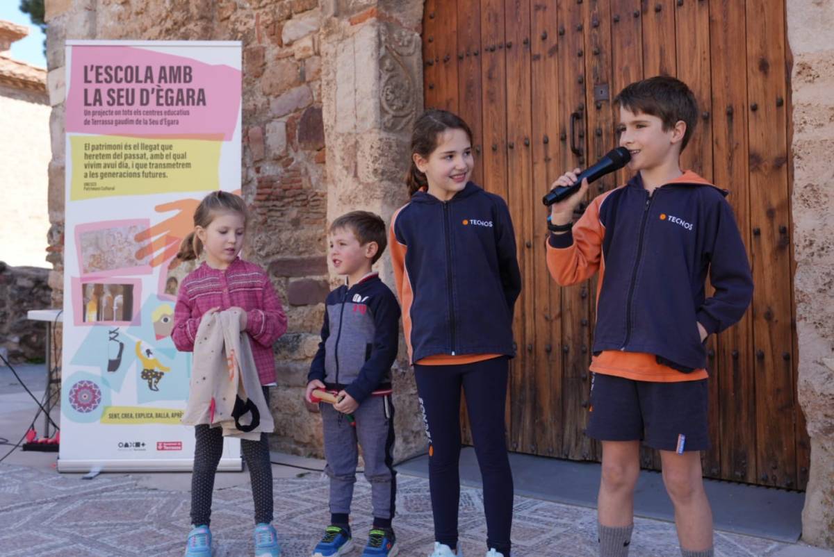 Presentació de la 5a edició del programa «L’Escola amb la Seu d’Ègara» - NEBRIDI ARÓZTEGUI Presentació de la 5a edició del programa «L’Escola amb la Seu d’Ègara»