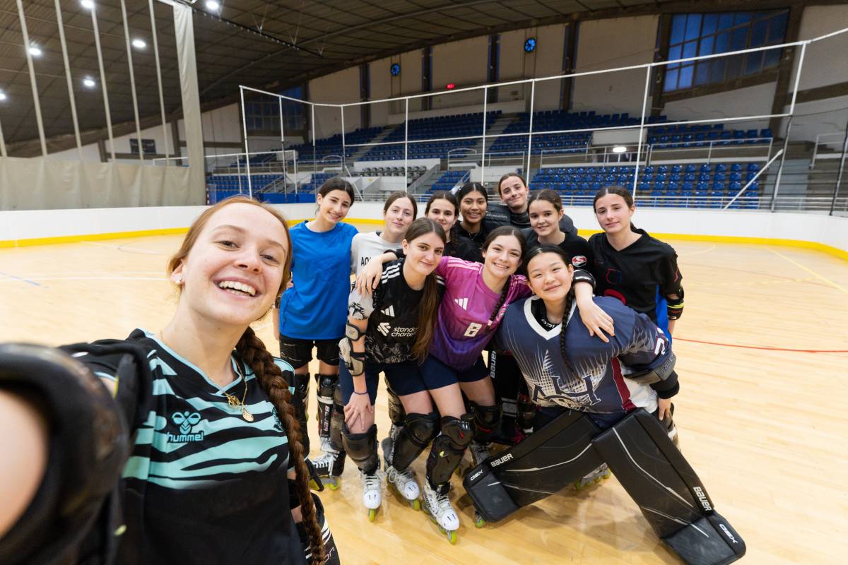 La telepatia a pista de les joves patinadores del Gadex: "Tenim l'ascens a tocar"