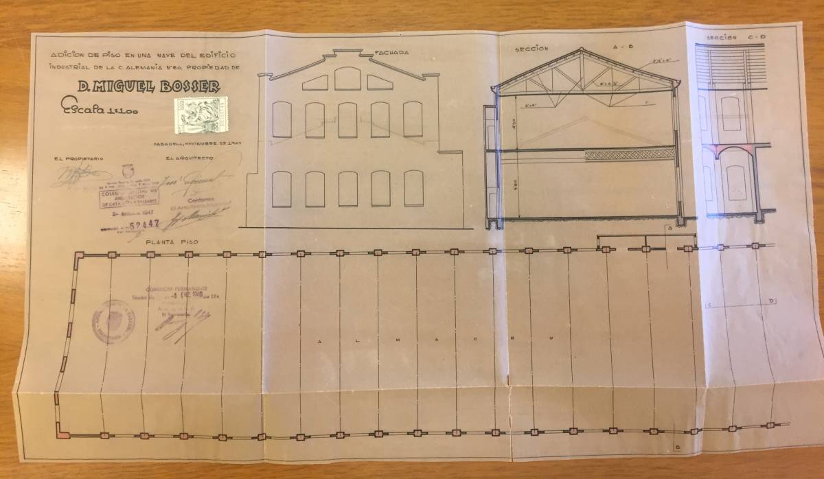 Secció antiga fàbrica Bosser