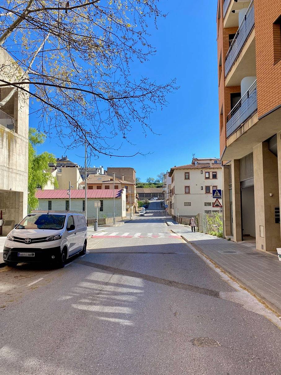 Solsona reasfalta un tram de l’avinguda dels Països Catalans
