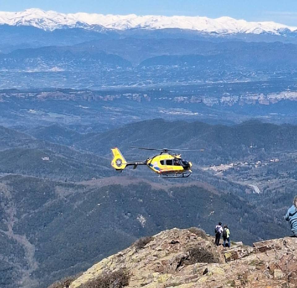 Dos rescats al Montseny i un cotxe atrapat aquesta Setmana Santa