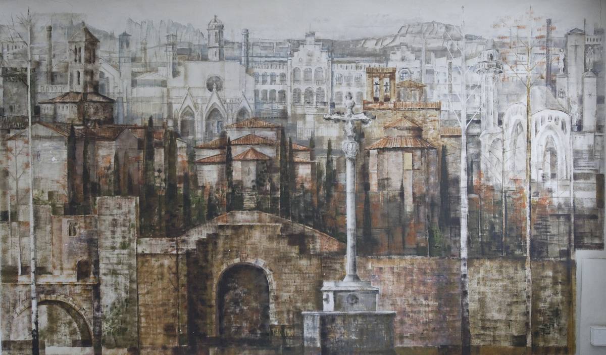 Aquest és el mural del Suri reproduït - Nebridi Aróztegui