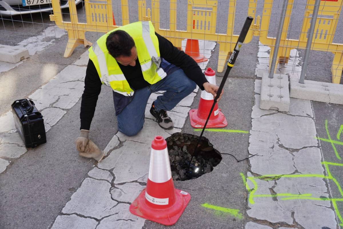 L'esvoranc situat al carrer de Torrella  - Nebridi Aróztegui