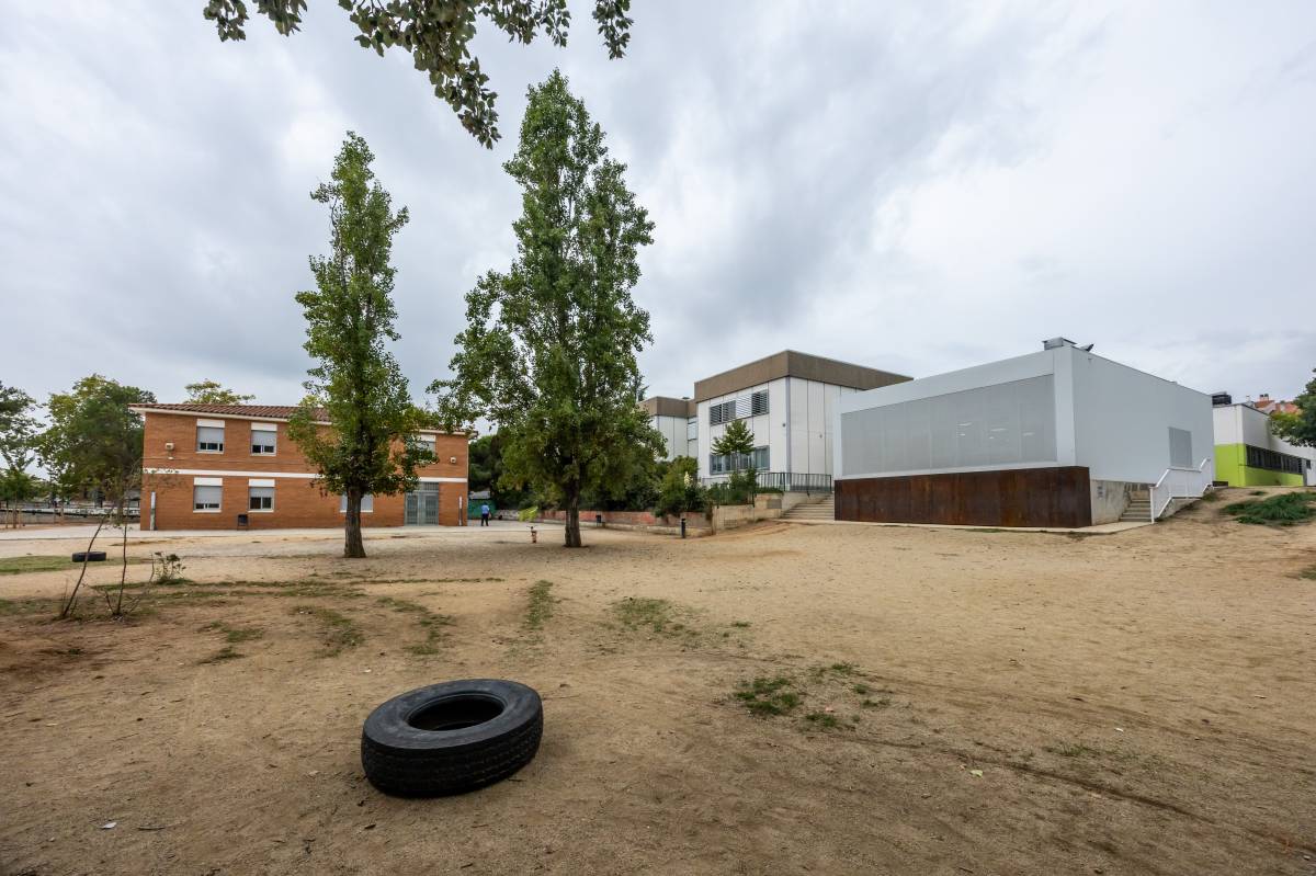 L`Institut escola Sant Esteve de Castellar està en obres d`ampliació