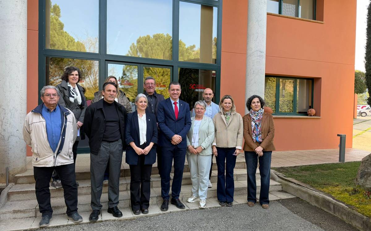 Semen Cardona exposa els reptes del sector porcí al conseller Ordeig