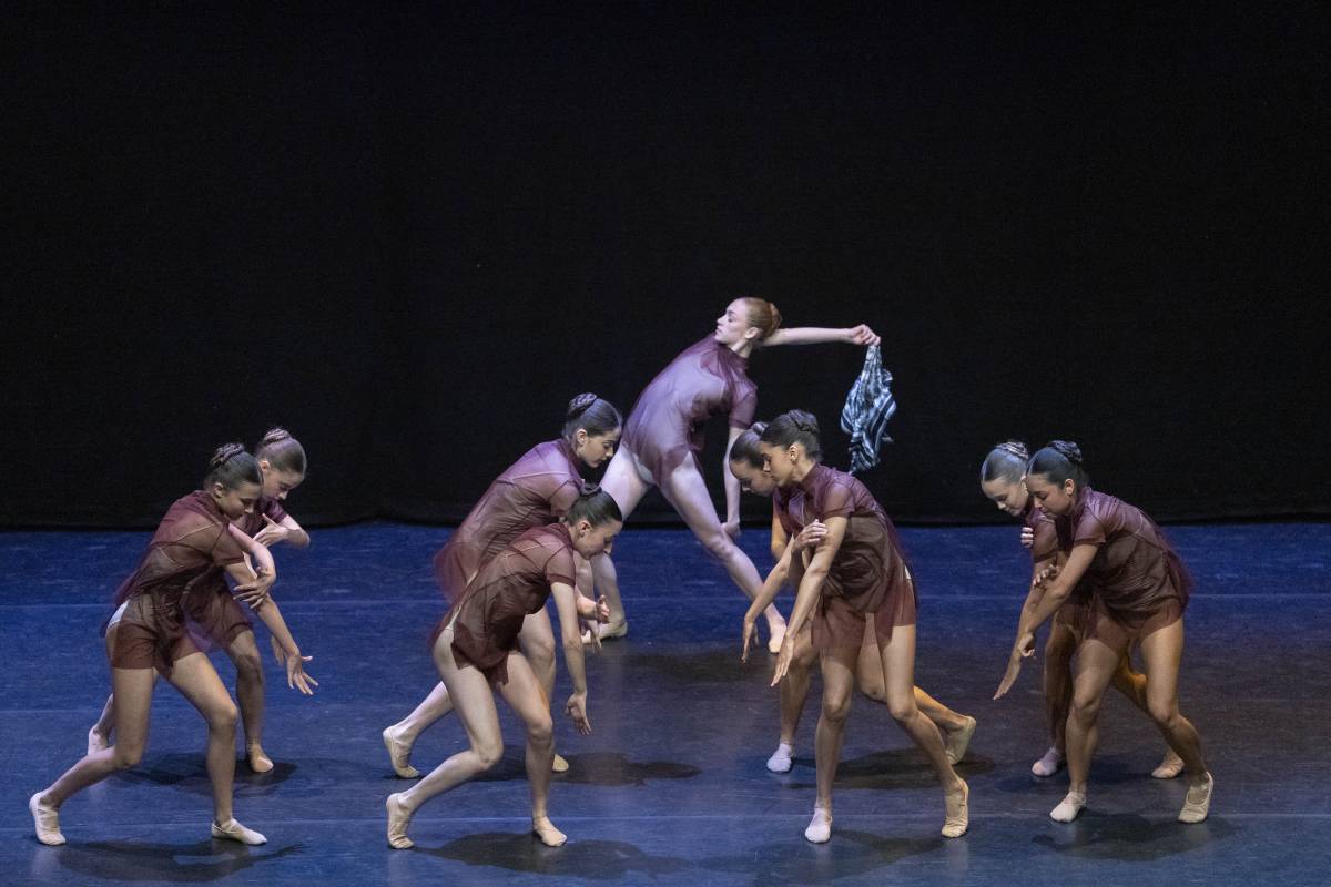 Tot dansa!, durant l’espectacle d’aquest dijous - Nebridi Aróztegui Tot dansa!, durant l’espectacle d’aquest dijous