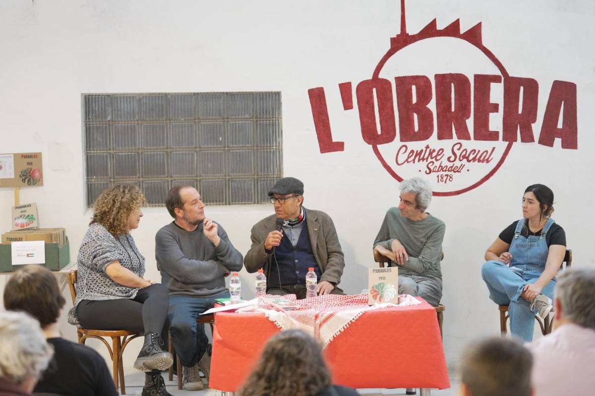 Presentació de 'Paraules per Palestina' a l'Obrera - DAVID CHAO