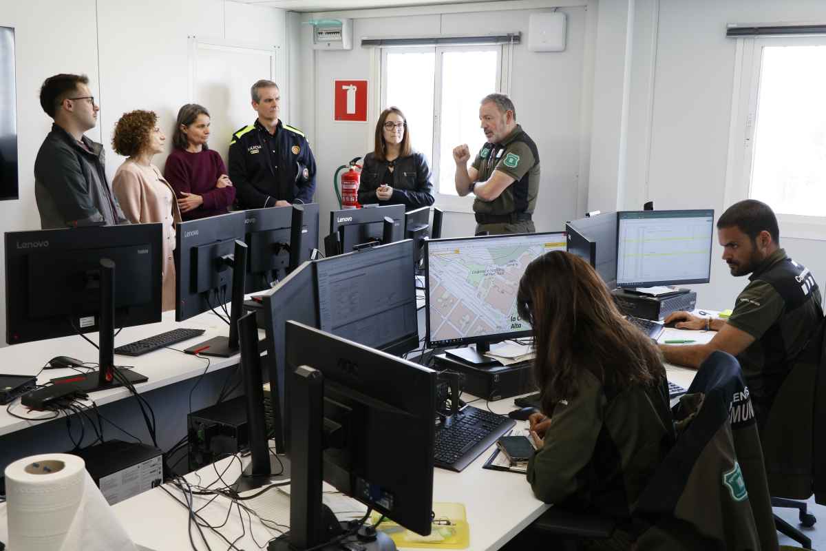 Visita municipal al comandament de la pesta porcina a Torreferrussa - Visita municipal al comandament de la pesta porcina a Torreferrussa