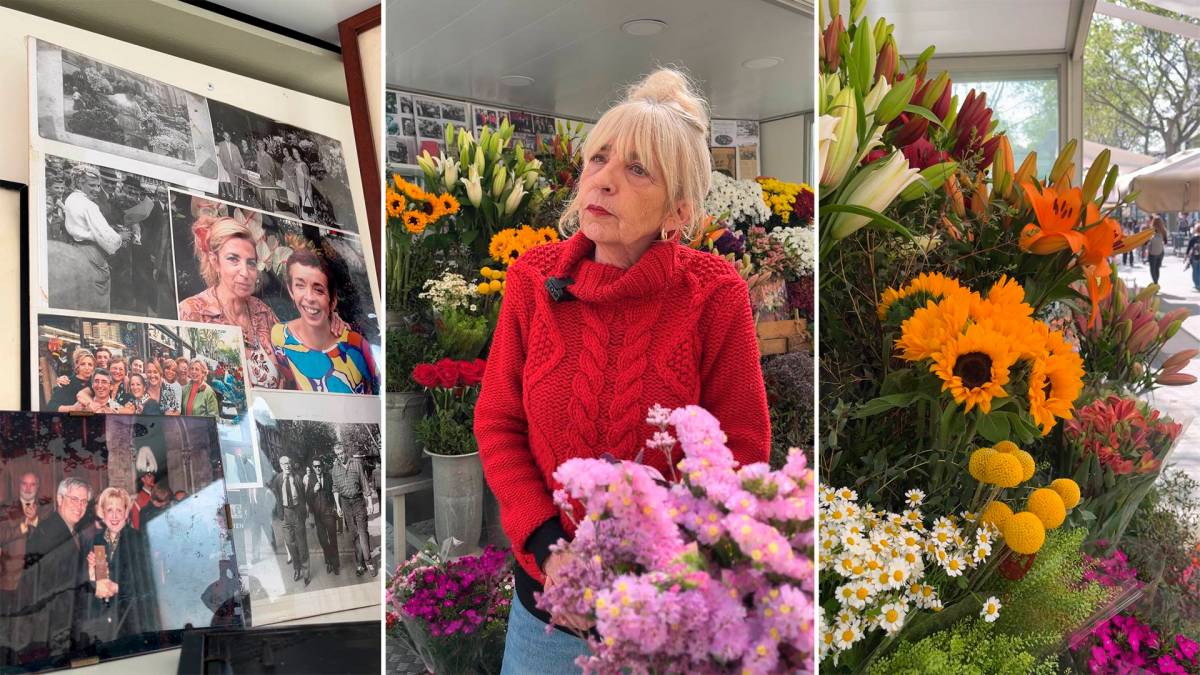 Carolina, la florista més antiga de la Rambla: «Els barcelonins ens estimen molt»