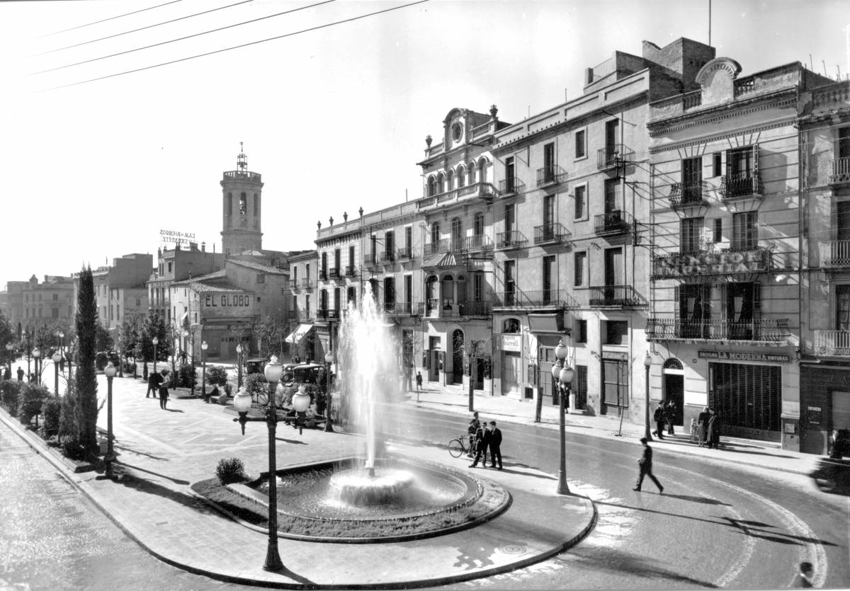 Passeig de la Plaça Major. 1949 - AFUES