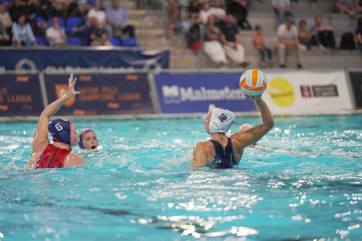 Irene González, en una acció del duel