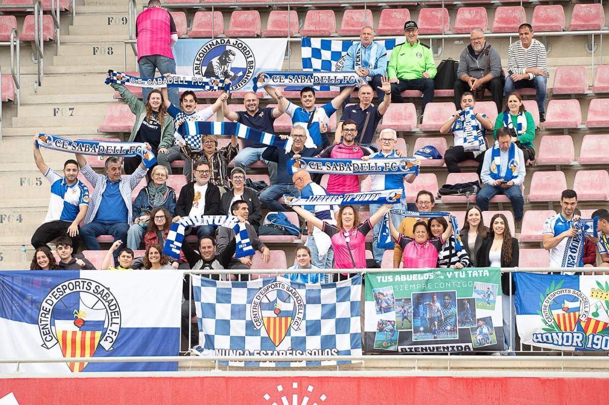 L'afició s'ha fet notar a l'estadi Jesús Navas - CES