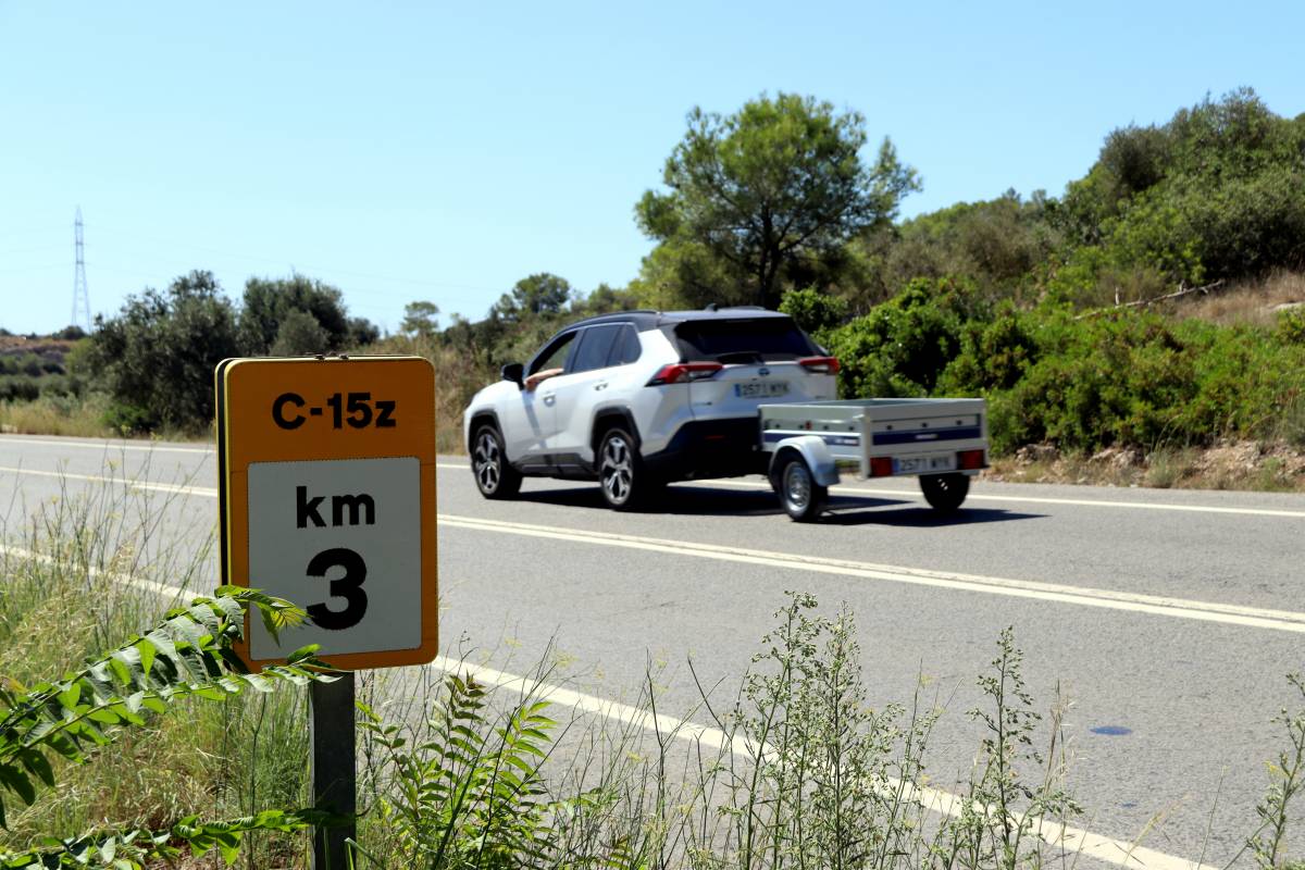 Mor un motorista en una sortida de via a Canyelles, al Garraf