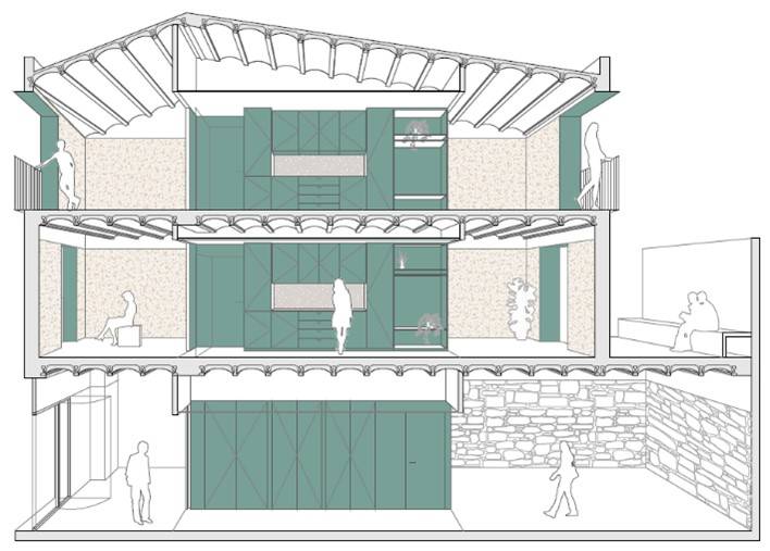 Projecte de rehabilitació d`un edifici municipal a Gandesa redactat pel Departament de Territori, Habitatge i Transició Ecològica.