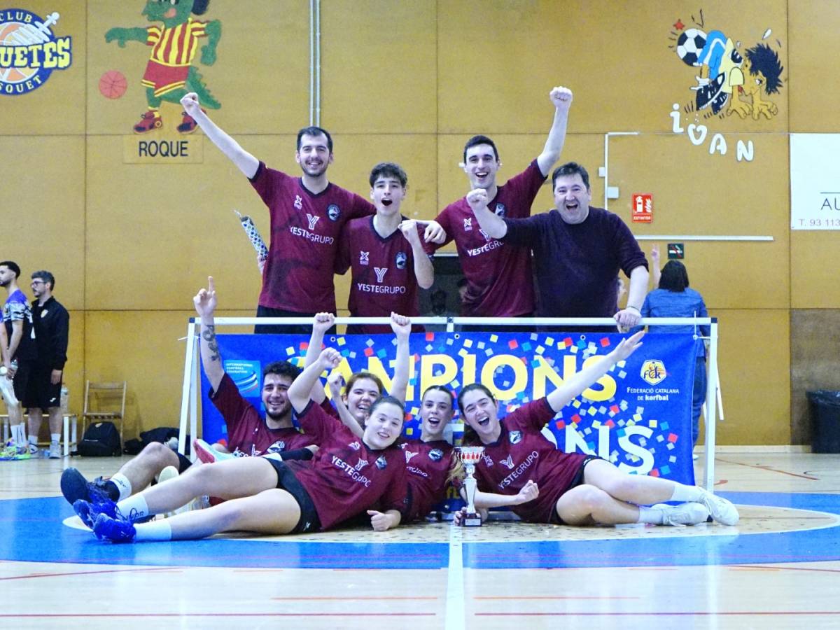 El Terrassa Vallparadís revalida el títol de la Copa Catalana de korfbal